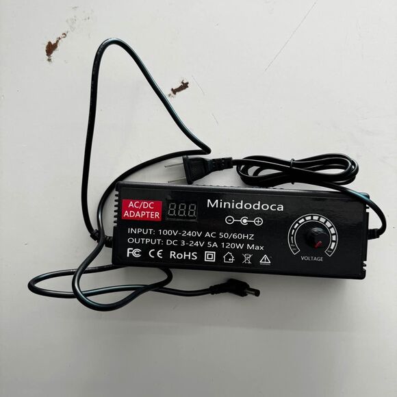 120W Power Supply Adjustable DC 3V - 24V Variable Universal Switching AC/DC - Picture 1 of 7